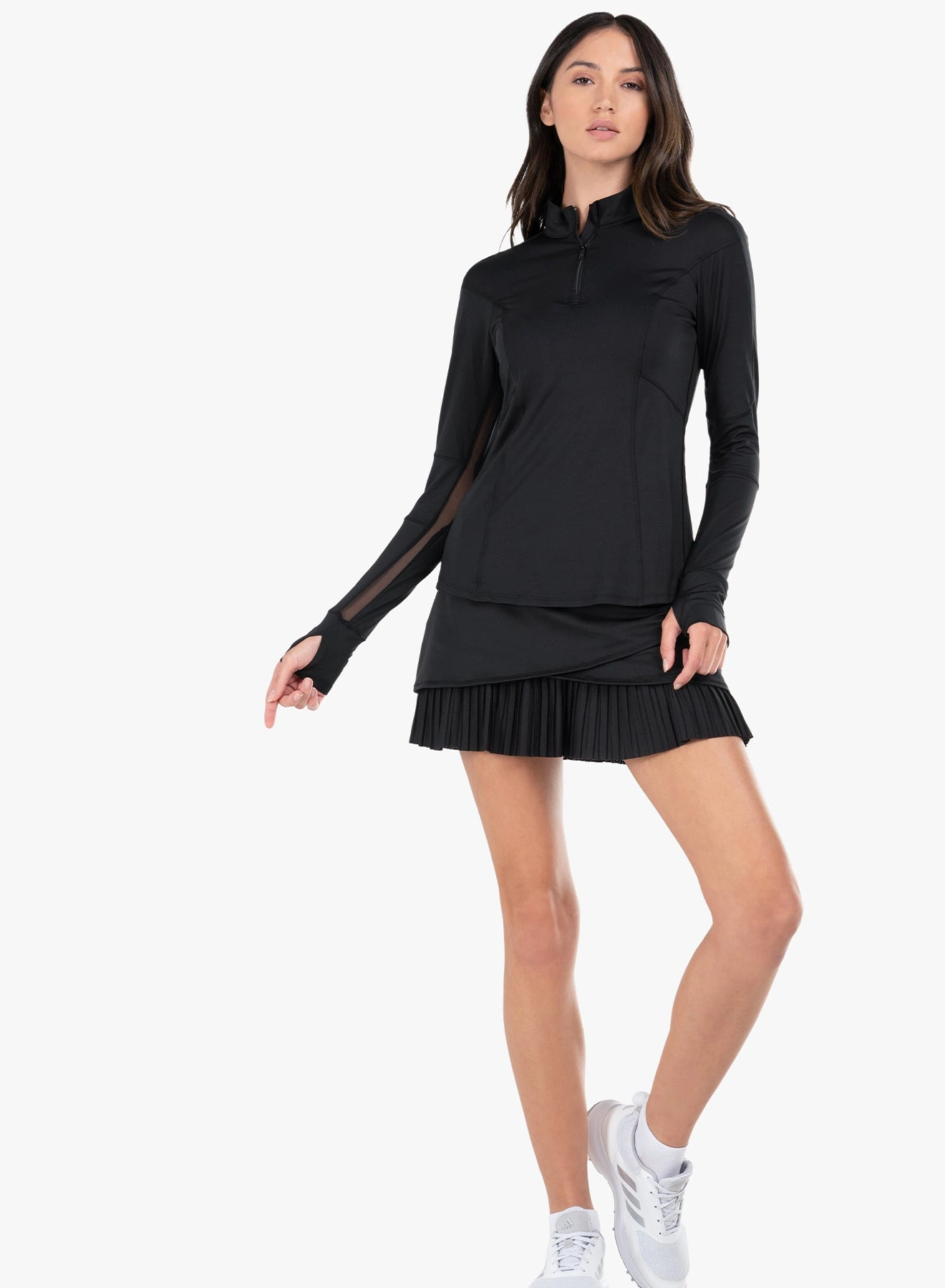 Quarter-Zip Cozy: Your New Go-To Long Sleeve for Chilly Days & Nights